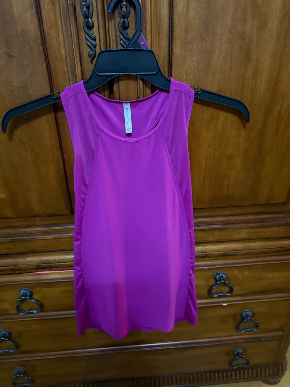 Athleta Racerback Tank Top in Bright Magenta